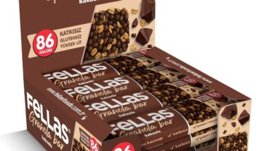 Fellas Granola Bar Kakaolu, 23 Gram, 12 Adet