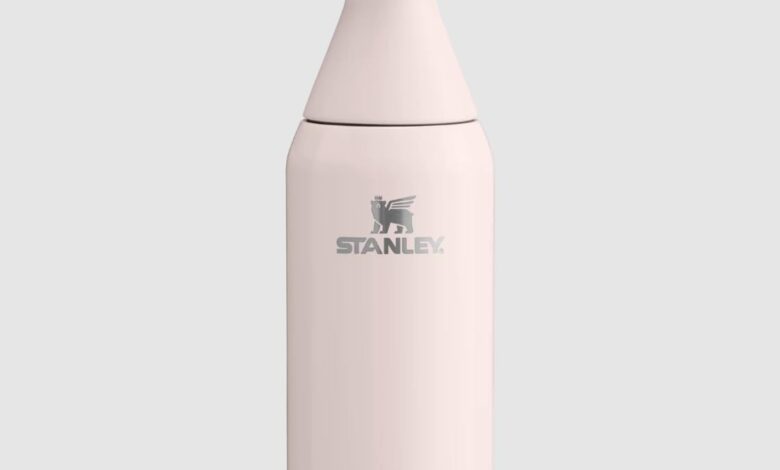 STANLEY All Day Slim Soğuk Su Termosu 0.35 Litre - Pembe Kuvars (Rose Quartz) | Paslanmaz Çelik