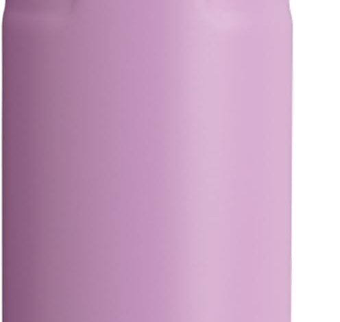Stanley Flip Straw 2.0 Sports Water Bottle With Straw 1.06L - 15 Hours Cold - 3 Days Iced - Stainless Steel - BPA Free - Leak Resistant - Fits in Cup Holder - Dishwasher Safe - Lilac