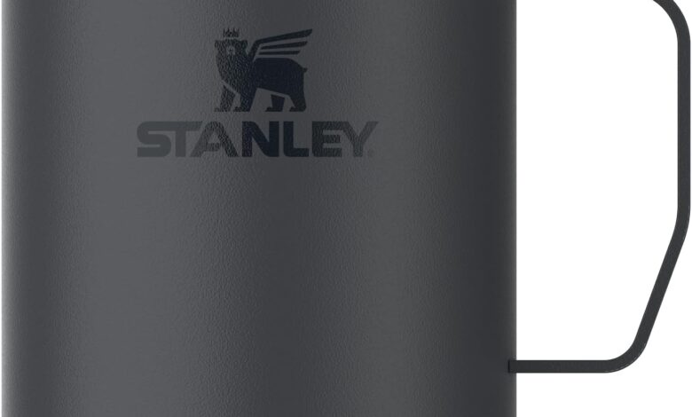 STANLEY Classic Legendary Termos Bardak 0.23 Litre - Siyah 2.0 | Paslanmaz Çelik