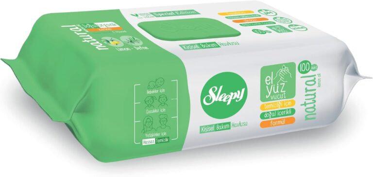 Sleepy Natural Kişisel Bakım Havlusu 100 Yaprak