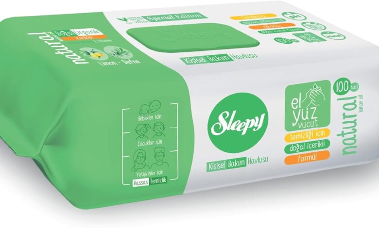 Sleepy Natural Kişisel Bakım Havlusu 100 Yaprak