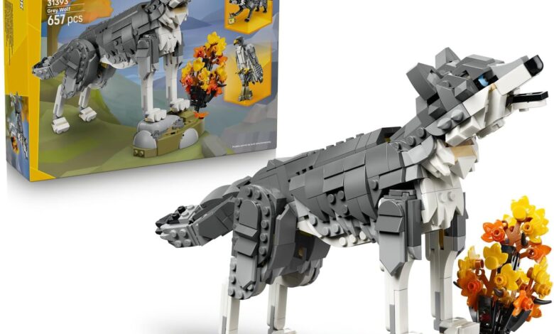 LEGO Creator 3’ü 1 Arada Orman Hayvanları: Gri Kurt 31393