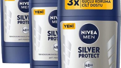 NIVEA MEN Erkek Stick Deodorant Silver Protect 50 ml, Ter ve Ter Kokusna Karşı 72 Saat Anti-perspira (3 paketi)