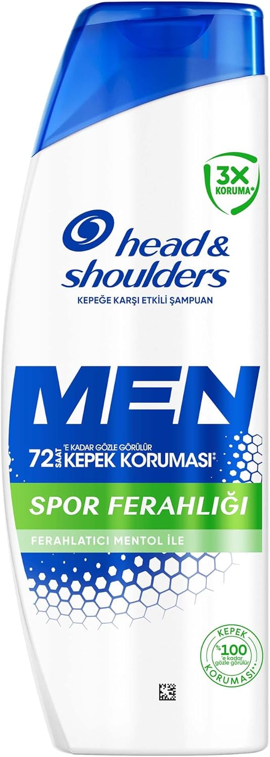 Head & Shoulders Men Spor Ferahlığı Ferahlatıcı Mentol Kepeğe Karşı Etkili Şampuan 330 ml