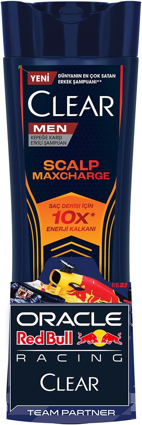 Clear Men Kepeğe Karşı Etkili Şampuan Scalp Maxcharge Oracle Red Bull Racing 330 ml
