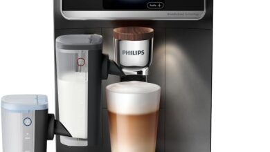 Philips Café Aromis Tam Otomatik Espresso Makinesi – BrewExtract Teknolojisi, LatteGo Pro, 50+ Sıcak ve Soğuk İçecek, kolay temizleme, sezgisel ekran ve Barista asistanı ile (EP8757/12)