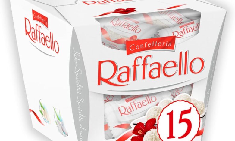 RAFFAELLO çikolata kutusu 150 gr