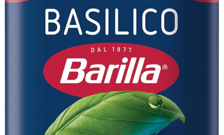 Barilla Basilico (Fesleğenli Domates) Makarna Sosu 400 g.