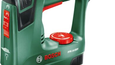 Bosch Home and Garden Zımba - PTK 14 EDT (1000 zımba ile teslim edilir, tip 53, uzunluk 10 mm), Yeşil