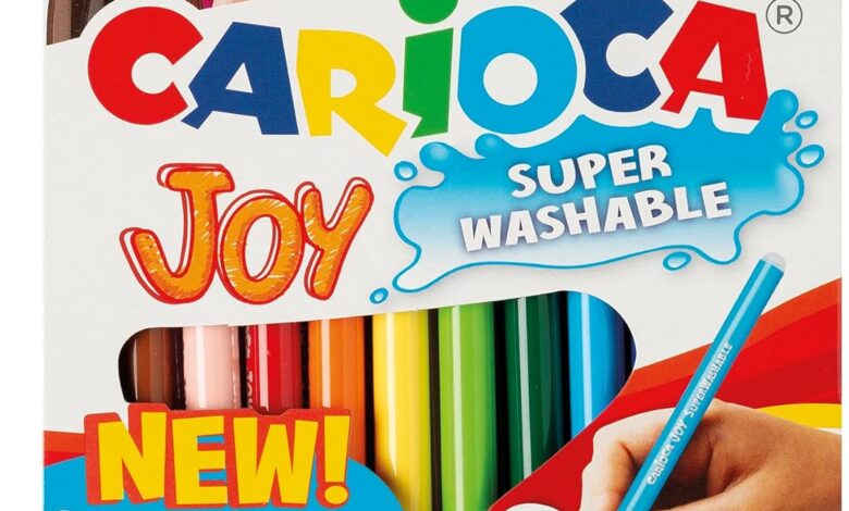 Carioca Joy Süper Yıkanabilir Keçeli Boya Kalemi 24'Lü