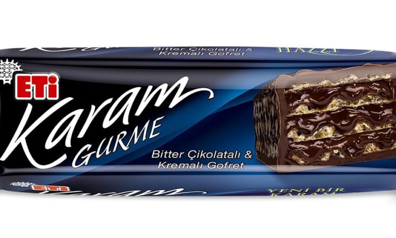 Eti Karam Gurme Bitter Çikolatalı Gofret 50 g