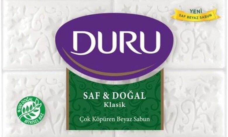 DURU Saf&Doğal Klasik Sabun, 150 Gramx4