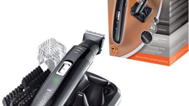 Remington Groomkit Pg6130, Yüz Ve Vücut Kılı Için Şekillendirme Seti, 4 Çıkarılabilir Başlık, Siyah / Gri