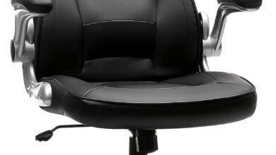 SONGMICS Oyuncu Koltuğu, Ofis Koltuğu, Döner Sandalye, Siyah, Obg62B, 70 X 65 X 115 Cm