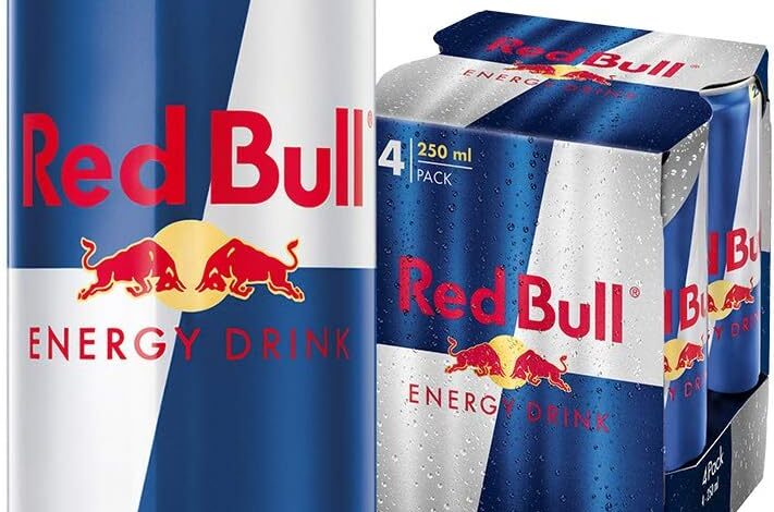 Red Bull Enerji İçeceği, 250 ML (4'Lü Paket, 4x250 ML) Orijinal, Enerji, Kutu