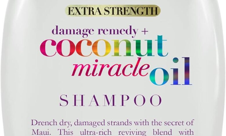 ogx yıpranma karşıtı sülfatsız coconut miracle oil şampuan 385 ml