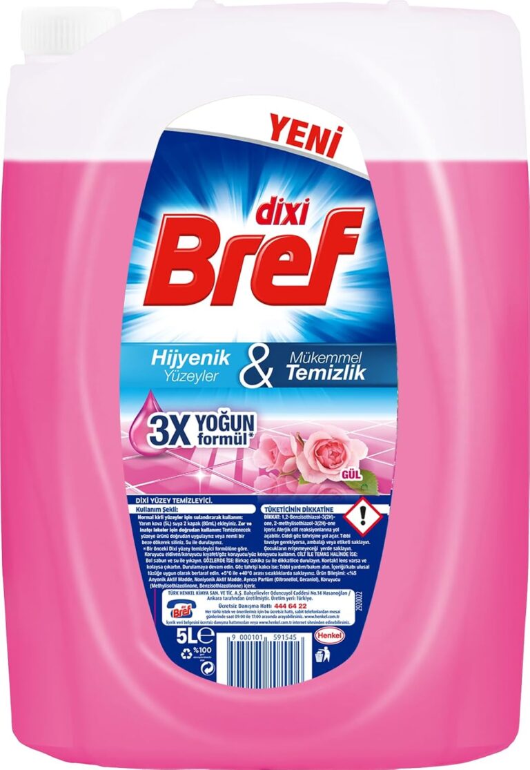 Bref Dixi Yaban Gülü Kokulu 5000 ml Yüzey Temizleyici (1 x 5000 ml)