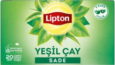 Lipton Sade Bardak Süzen Poşet Yeşil Çay 20'li Paket, 30 g