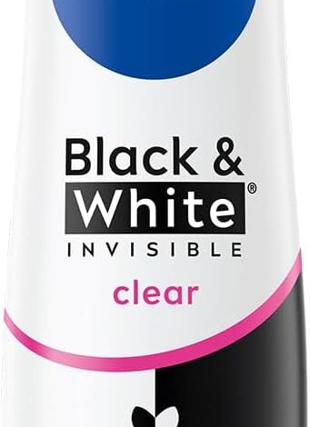 NIVEA Kadın Sprey Deodorant Black&White Invisible Clear 150 ml,72 Saat Terleme ve Ter Kokusuna Karşı Anti Perspirant Koruma, Çiçek Kokusu,Kıyafetlerde Leke Karşıtı, Alkol İçermez