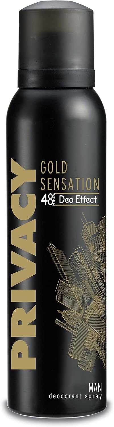 PRIVACY Gold Men Sym Deodorant, 150 Mililitre