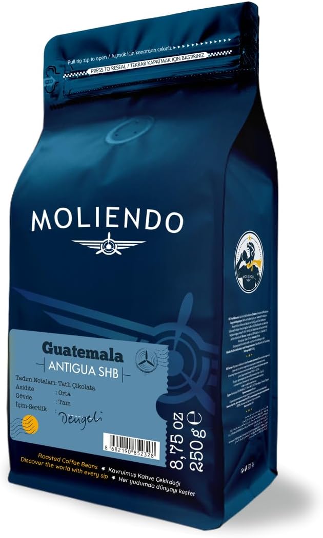 Moliendo Finest Coffee Guatemala Antigua SHB Yöresel Kahve (Çekirdek) 250 g