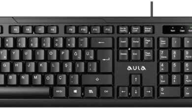 Aula AC101 Kablolu Türkçe Q Klavye ve 1200 DPI Optik Mouse Seti