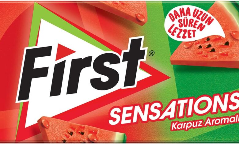 First Sensations Karpuz Aromalı Şekersiz Sakız 27g