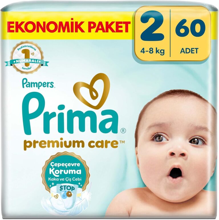 Prima Bebek Bezi Premium Care 2 Numara 60 Adet Ekonomik Paket