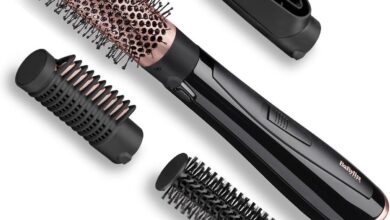 Babyliss As126E Perfect Finish Hava Üflemeli Saç Şekillendirici Set, Siyah