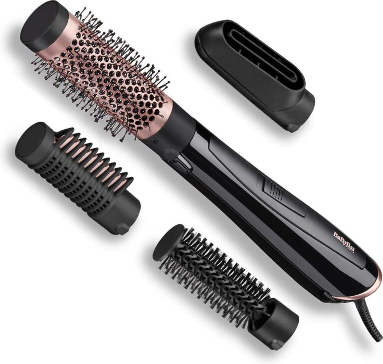 Babyliss As126E Perfect Finish Hava Üflemeli Saç Şekillendirici Set, Siyah