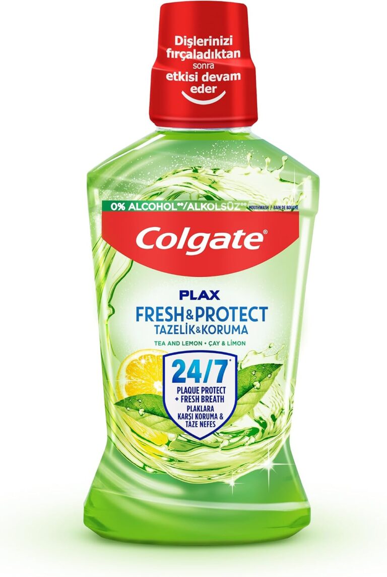 Colgate Plax Çay ve Limon Plağa Karşı Ağız Bakım Suyu 500 mL