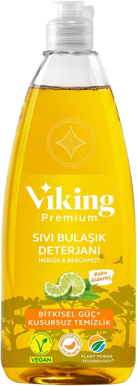 Viking Premium Bulaşık Deterjanı Nergis-Bergamot 750 ml