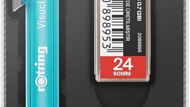Rotring Visuclick Versatil Kalem 3’lü Okul Seti, Uçlu Kalem 0.7 mm, 0.7 Uç 2B, Silgi Hediye - Mavi