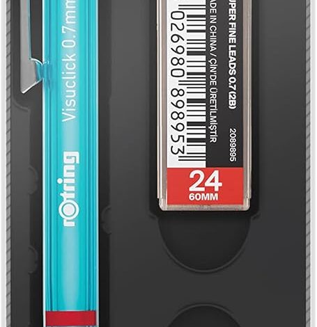 Rotring Visuclick Versatil Kalem 3’lü Okul Seti, Uçlu Kalem 0.7 mm, 0.7 Uç 2B, Silgi Hediye - Mavi