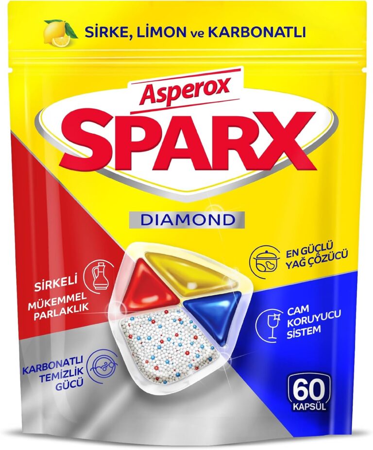Asperox Sparx Diamond Bulaşık Makinesi Kapsülü 60 Adet