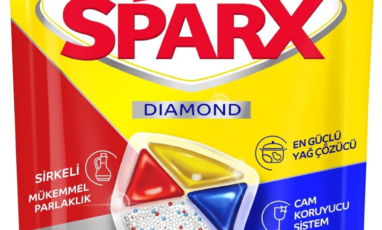 Asperox Sparx Diamond Bulaşık Makinesi Kapsülü 60 Adet