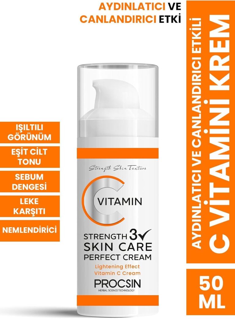 PROCSIN Aydınlatıcı ve Canlandırıcı Etkili C Vitamini Krem 50 ML