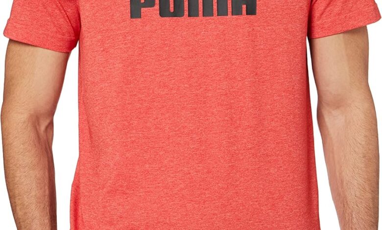 Puma Unisex Yetişkin ESS Heather Tee T-shirt