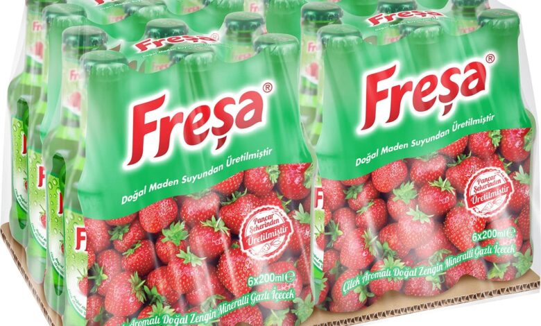 Freşa Çilek Aromalı Madensuyu 24'lü (200 ml x 24 Adet)
