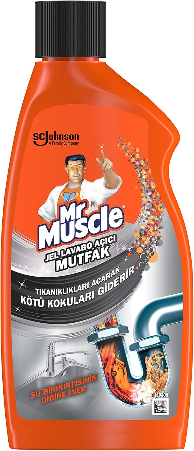 Mr Muscle Mutfak için Jel Lavabo Açıcı 500 mL