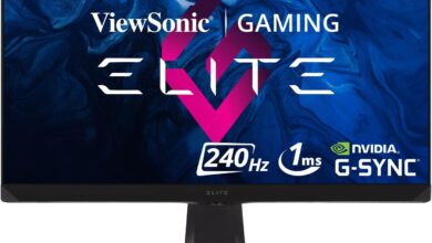Viewsonic XG271QG 27” 2K Nano IPS 1ms 240Hz Ergonomik Elite Gaming Monitor, Gerçek G-Sync 2HDMI DP, Siyah