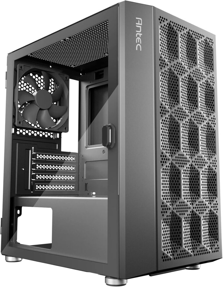 Antec NX200M, Micro-ATX Mini Kule Kasası, 120mm Arka Fan Dahil, Mesh Ön Panel, NX Serisi, Siyah