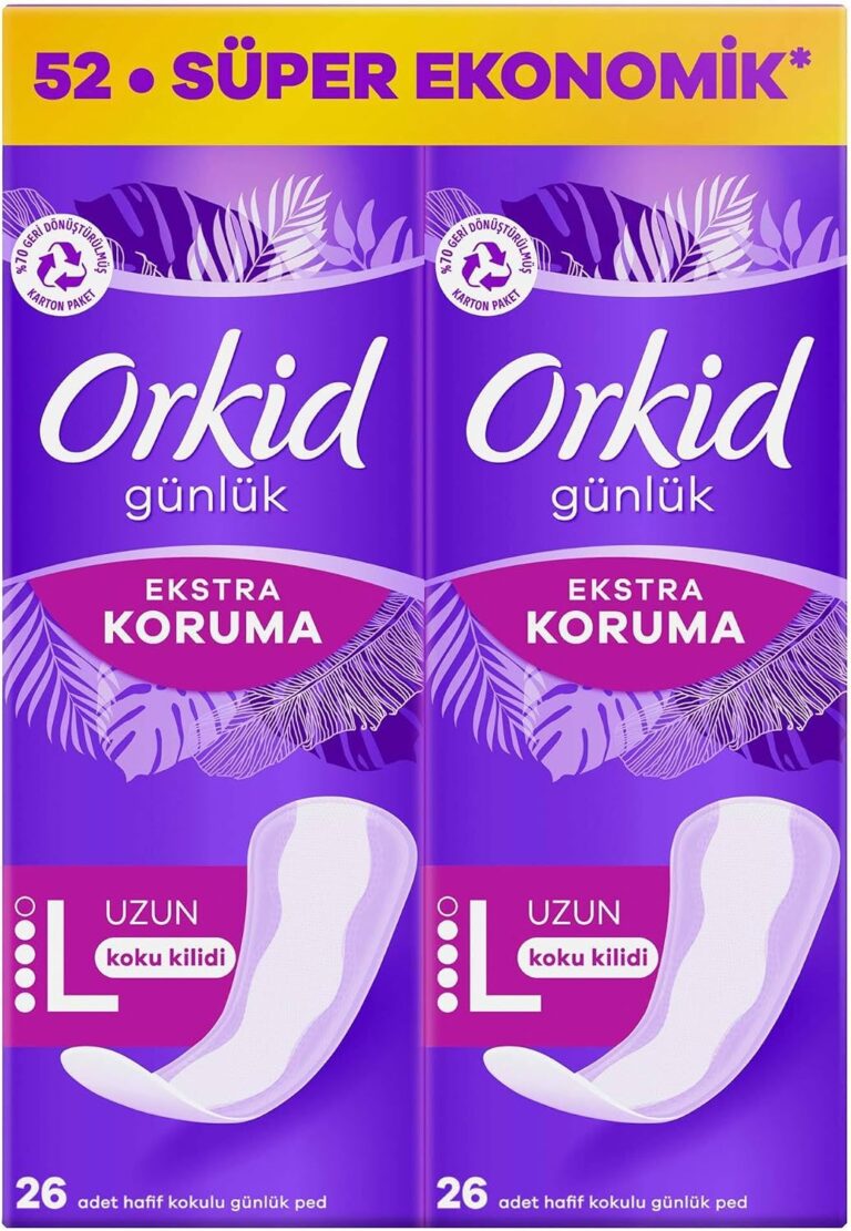 Orkid Günlük Ped Extra Koruma Uzun 52 Adet Ped