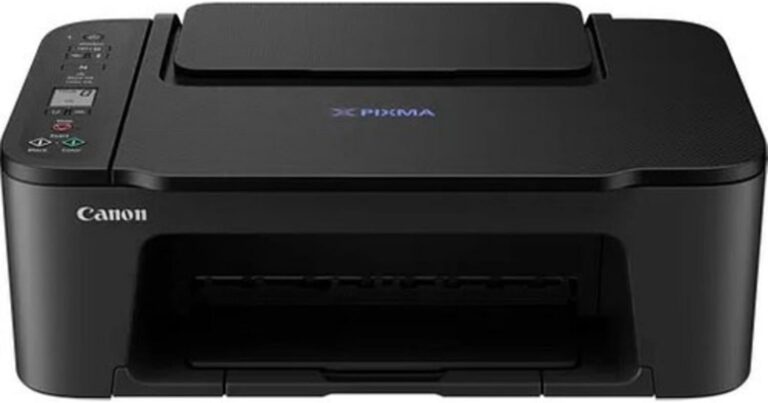 Canon Pixma E3440 Renkli Inkjet Yazıcı, Fotokopi ve Tarama Makinesi, Wifi, Siyah, 435 x 327 x 145 mm