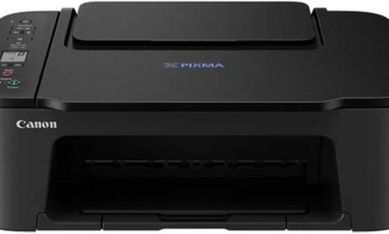 Canon Pixma E3440 Renkli Inkjet Yazıcı, Fotokopi ve Tarama Makinesi, Wifi, Siyah, 435 x 327 x 145 mm