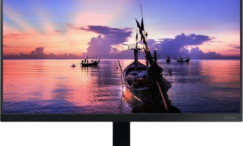 Samsung LF24T350FHRXUF 24'' 75 Hz FHD, VGA ve HDMI, FreeSync IPS Oyuncu Monitörü, Siyah
