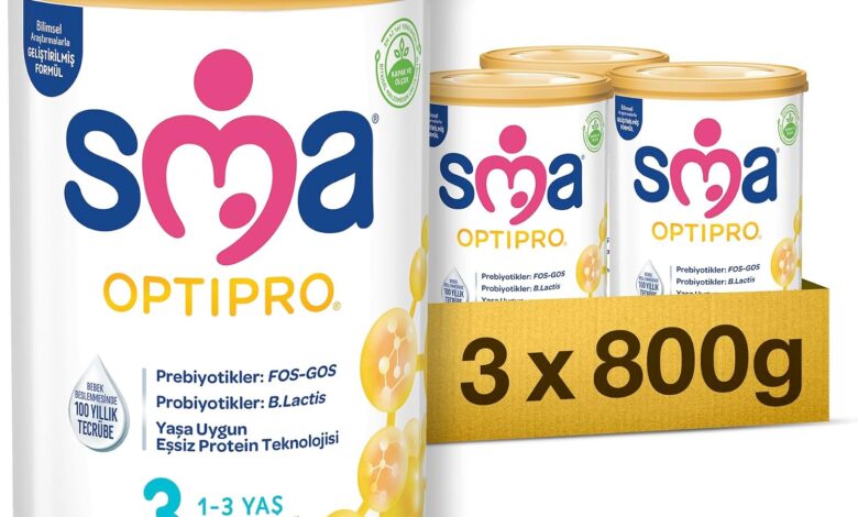 SMA Optipro 3 Devam Sütü (1-3 Yaş, 800 g x 3 Adet)