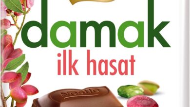 Nestlé Damak İlk Hasat Sütlü Antep Fıstıklı Kare Çikolata, 60 g, 1 Adet