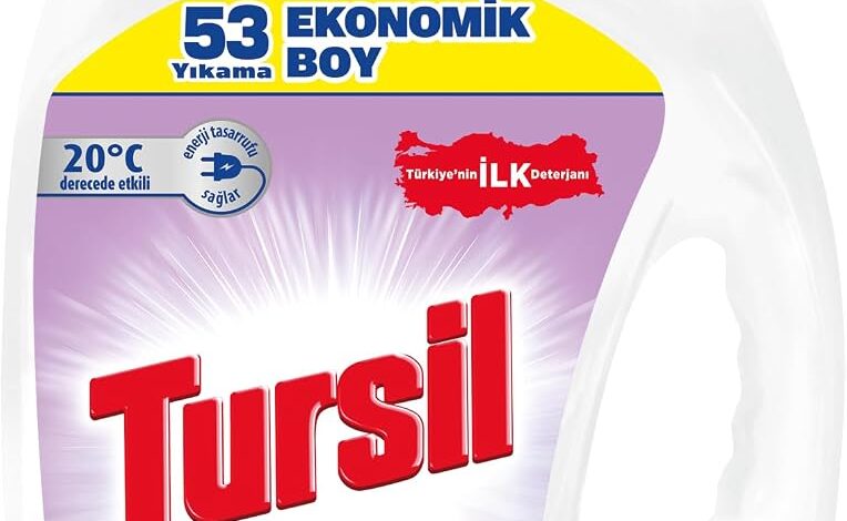 Tursil Komple Çözüm Leylak Bahçesi 53 Yıkama Sıvı Çamaşır Deterjanı Ekonomik Boy 1 x 3440 ml